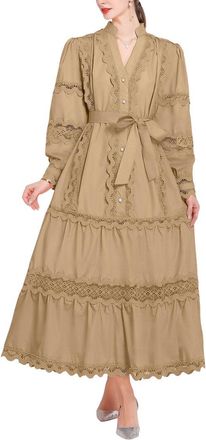 Kaimilan Solid Midi Dress