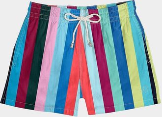 Arrels Barcelona Men & apos;s Striped Swim Shorts
