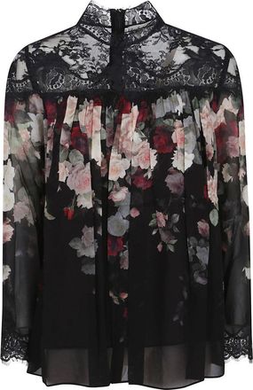 Zimmermann Hypnotic Lace Yoke Blouse