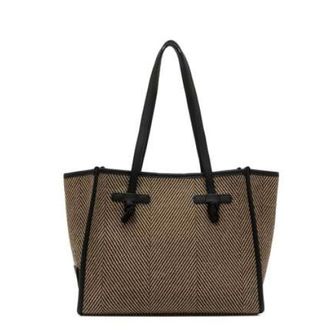 Gianni Chiarini Tote Bags, female, Multicolor, Size: ONE SIZE Elegant Black Wool Tote Bag