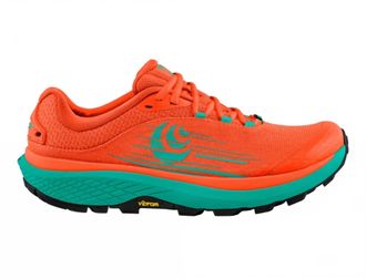 Topo Athletic Mens Pursuit Trail Running Shoes In Orange Aqua