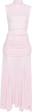 Magda Butrym Silk Midi Dress - Womens - Silk/Cupro/Elastane