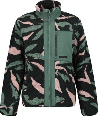 Icepeak Fleecejacke ICEPEAK ARDESE, Herren, Gr. L, gr&uuml;n (dunkelgr&uuml;n), Obermaterial: 100% Polyester, Jacken Fleecejacke, mit Stehkragen, normale Passform, mit 