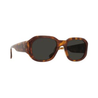 Raen Optics Mens Zouk Square Sunglasses In Oso Tortoise/ Monsoon