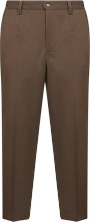 D4.0 pressed trousers - Brown