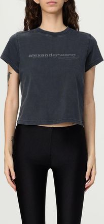 Alexander Wang T-shirt in cotone con logo Alexander Wang