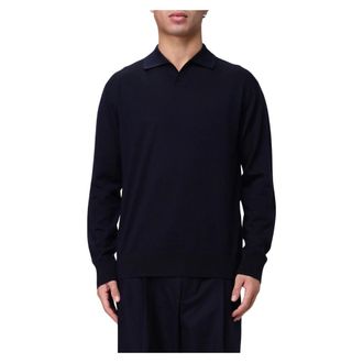 Paolo Pecora Maglione Girocollo - - Tops - Uomo - Blu - L