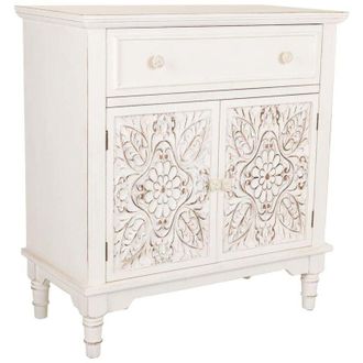 Wanderlust Deco Wanderlust Deco - Recibidor De Madera Blanco 73x36.5x78