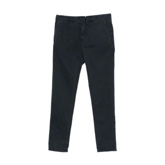 Incotex Chino - Heren - Broeken - Blauw - Maat: W32 Katoen