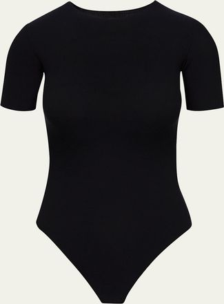 Commando Butter Short-Sleeve Crewneck Bodysuit