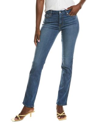 7 For All Mankind Kimmie Silovstry Form Fitted Straight Jean