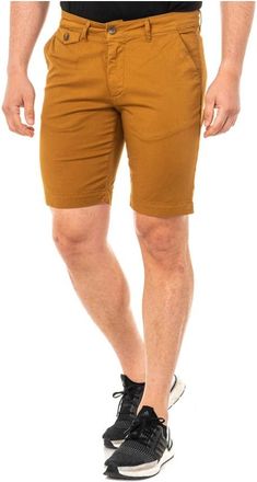 La Martina Bruine Bermuda Shorts - Heren - Korte Broeken - Bruin - W32 - Katoen - Korte Broeken