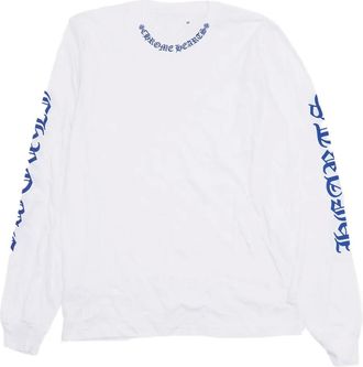 Chrome Hearts T-shirt a maniche lunghe - Bianco