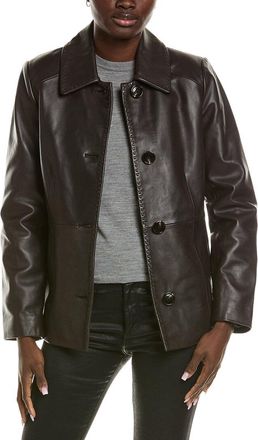 Anne Klein Missy Leather Jacket