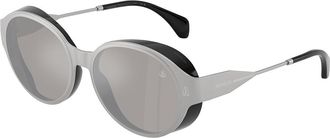 Moncler ME4005T AUROS 10046G Mens Sunglasses Silver Size 54