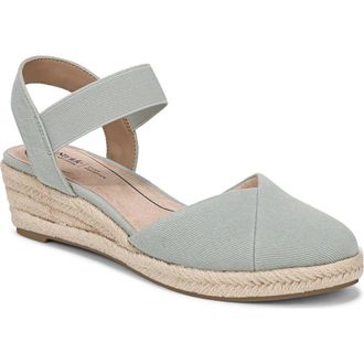 Life Stride Kimmie Ankle Strap Espadrille in Jade Green at Nordstrom, Size 5.5