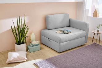 Jockenhöfer Sessel »Youngster« platzsparend, verwandelbar in ein Gästebett, Liegefläche 84x201 cm