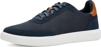 Cole Haan Grand Crosscourt Sideserve Mens Lace-up Boots Navy Blazer/British Tan/Optic White : 8.5 D - Medium, Leather