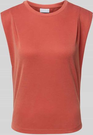 Jake*s Tanktop mit Rundhalsausschnitt in Rostrot, Gr&ouml;&szlig;e 46