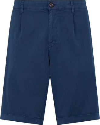 Moorer Alicudi Bermuda - Heren - Korte Broeken - Blauw - 3XL - Katoen - Korte Broeken