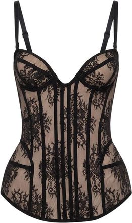 Giuseppe Di Morabito Bustier de encaje - Tops - Mujer - Negro - M