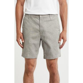 AG - Adriano Goldschmied Wanderer Print Chino Shorts in Tupelo Taupe Multi at Nordstrom Rack, Size 31