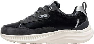 Colmar Reptile Sneakers - Dames - Sneakers - Zwart - 36 EU - Leer - Schoenen
