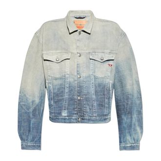 Diesel Denim Jackets, unisex, Blue, Size: 2XL D-Ranger Denim Jacket