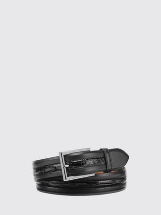 Billionaire Boys Club Cintura in pelle con dettagli stampa cocco