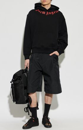 Palm Angels Hoodie, Mens, Black
