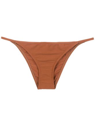 Lenny Niemeyer plain bikini bottoms - women - Spandex/Elastane/Polyamide - GG - Brown