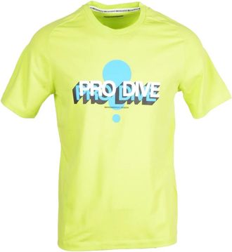 Dirk Bikkembergs Katoen Elastaan T-shirt - Heren - T-shirts - Groen - M - Katoen - Tops