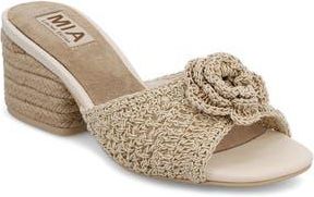 Mia Ilana Slide Sandal in Natural at Nordstrom Rack, Size 6.5