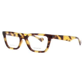 Gucci Mens Yellow Square Eyeglass Frames Gg1539O