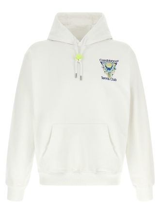 Casablanca White Organic Cotton Mens Sweatshirt