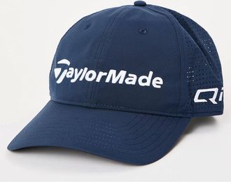 TaylorMade Taylormade Mens Wordmark Logo Pre Curved Brim Dad Cap - Navy - Size: MENS