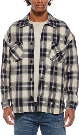 Reiss Endurance Embroidered Wool-Blend Shirt