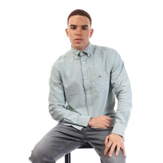 GANT Heren Oxford Normaal Overhemd (Bosgroen)