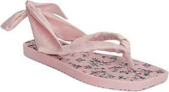 Badgley Mischka Wrenna Slingback Ankle Wrap Sandal in Rose Multi at Nordstrom, Size 11