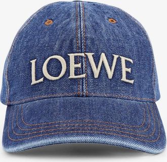 Loewe Cappello Paulas Ibiza in blue denim - LOEWE - gender_Woman