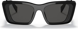 Prada Sunglasses Pr08 Ys 1 Ab5 S0 Black/Dark Gray Unisex