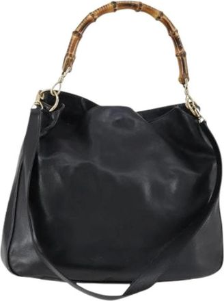 Gucci Pre-owned Shoulder Bags, female, Black, Size: ONE SIZE Pre-owned Vintage Shoulder Bag