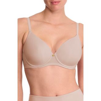 Natori Cloud Comfort Full Fit Back Smoothing T-Shirt Bra in Lt. Mocha at Nordstrom, Size 38Ddd