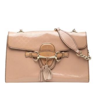 Gucci Pre-owned Shoulder Bags, female, Brown, Size: ONE SIZE Pre-owned The Emily Shoulder Bag