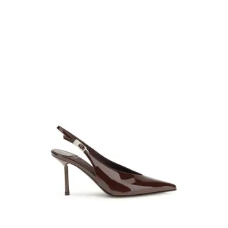 Le Silla Brown Calf Leather Bos Taurus High Heel Womens Pumps