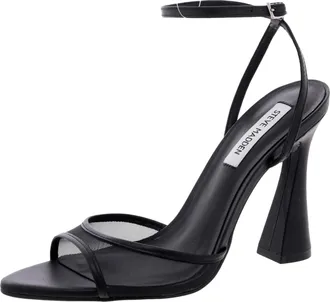Steve Madden Beki Heeled Sandal Black BEKI02S1-BLK Womens