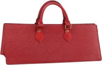 Louis Vuitton Pre-owned Handbags, female, Red, Size: ONE SIZE Pre-owned Leather Handbag