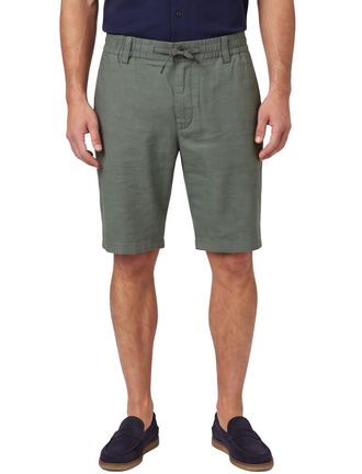 HUGO BOSS Groene bermuda BOSS Orange katoenblend