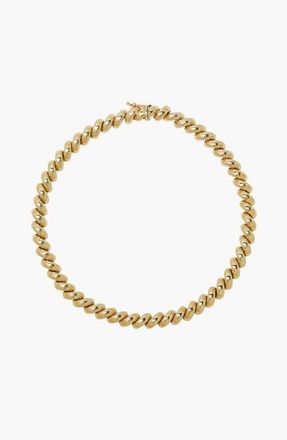 Anine Bing Spiral Necklace in Yellow Gold at Nordstrom