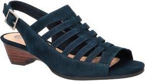 Bella Vita Yakira Strappy Wedge Sandal in Navy Kidsuede Leather at Nordstrom Rack, Size 6.5